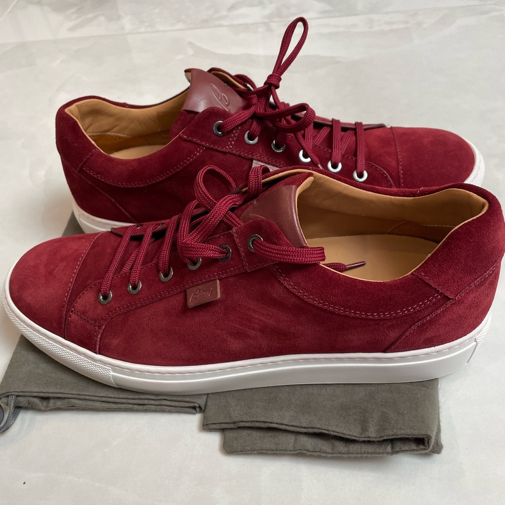 Brioni Derek sneakers in sienna